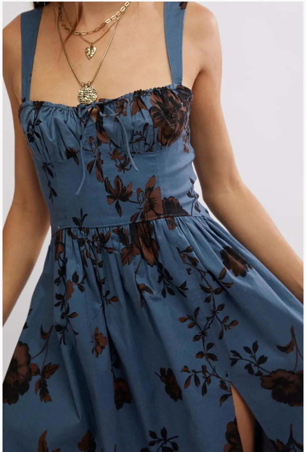Free People Laters Baby Midi Dress