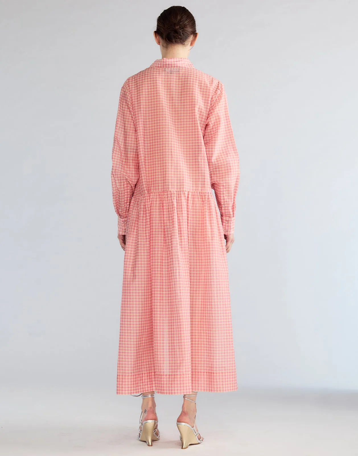 Geneva Silk Cotton Shirt Dress