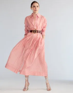 Geneva Silk Cotton Shirt Dress