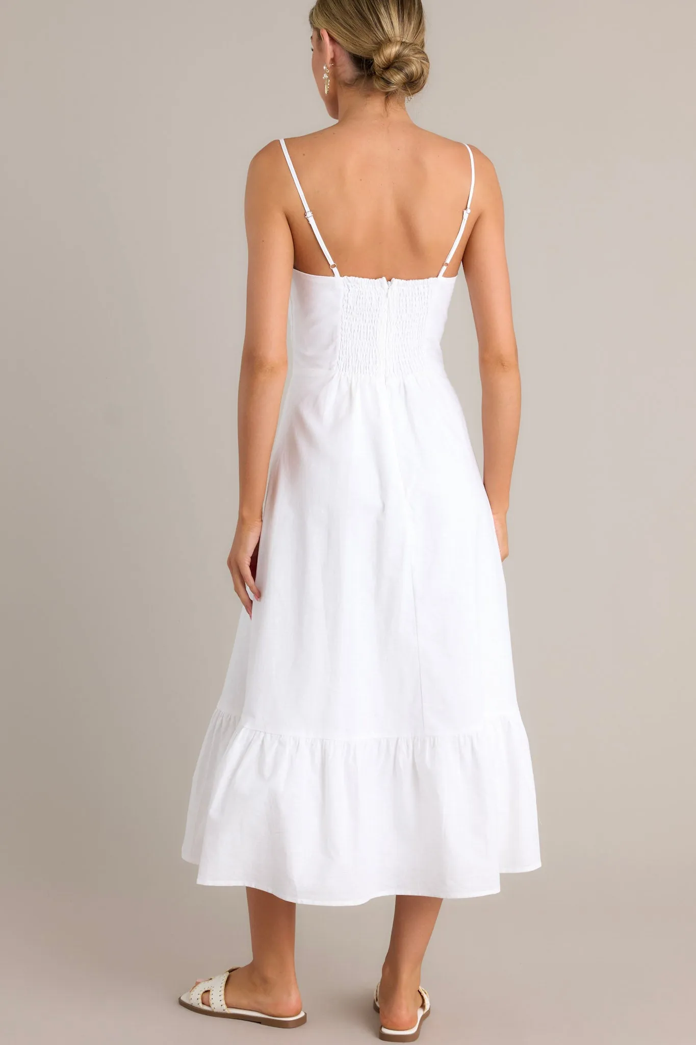Gilded Lily White Maxi Dress