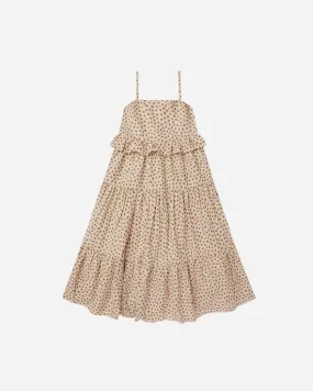 Girls Aubrey Dress | Natural Spots | Rylee and Cru