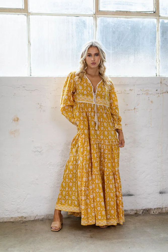Goa Maxi Dress - Marigold