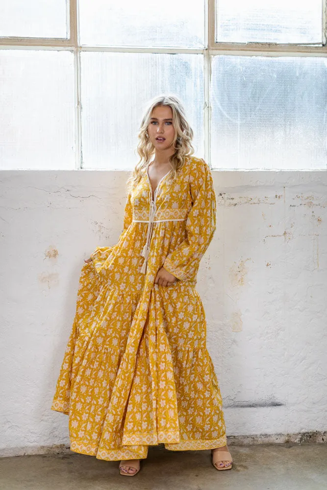 Goa Maxi Dress - Marigold