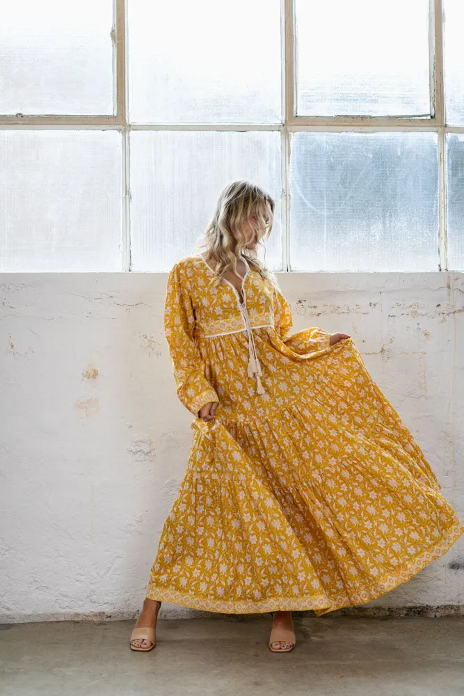 Goa Maxi Dress - Marigold