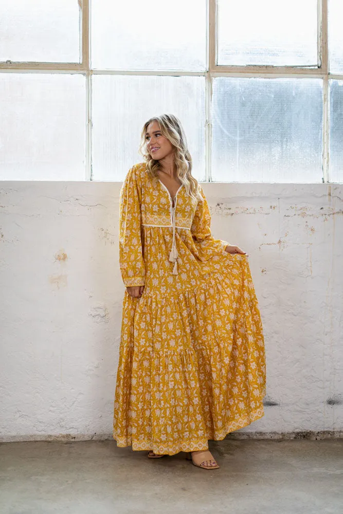 Goa Maxi Dress - Marigold