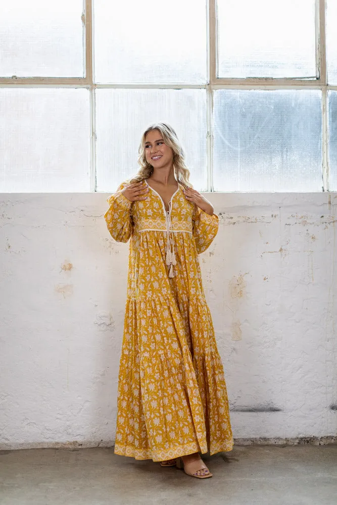 Goa Maxi Dress - Marigold