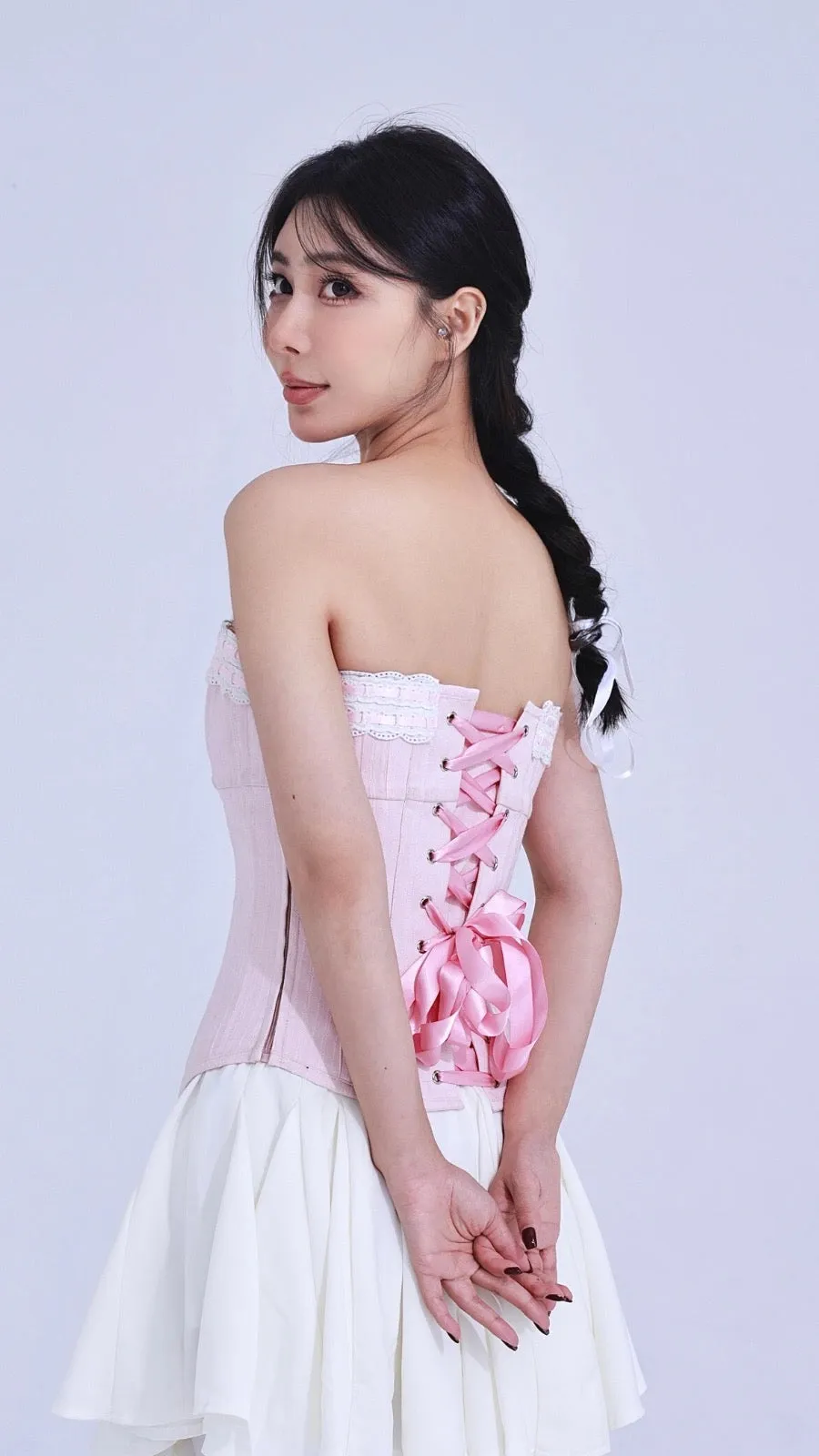 Graceful Ballet High Waist Flowy Skirt