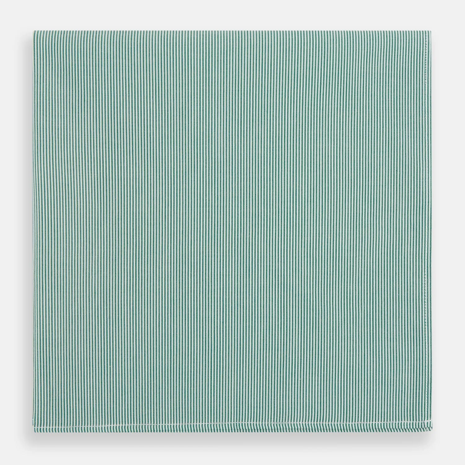 Green Pencil Stripe Handkerchief