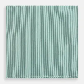 Green Pencil Stripe Handkerchief