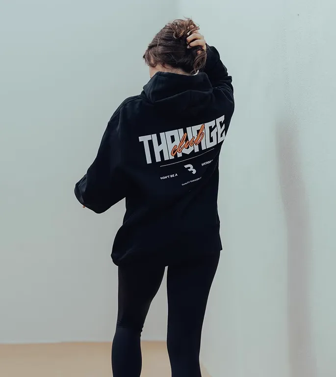GYM BUDDY FLEECE FITNESS HOODIE SWEATSHIRTS WITH KANGAROO POCKET