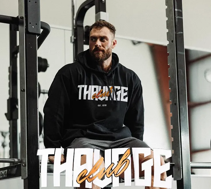 GYM BUDDY FLEECE FITNESS HOODIE SWEATSHIRTS WITH KANGAROO POCKET
