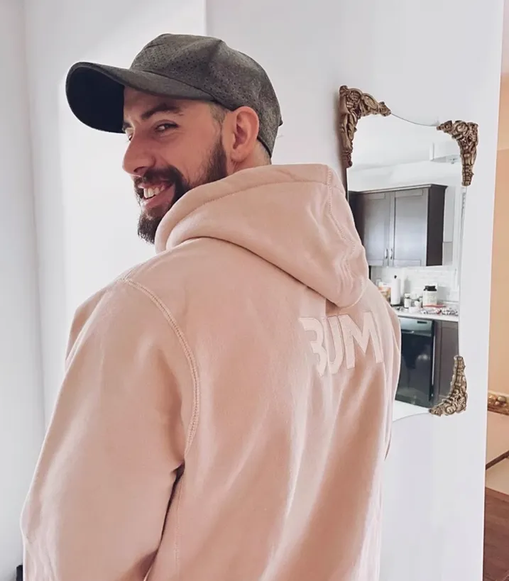 GYM BUDDY FLEECE FITNESS HOODIE SWEATSHIRTS WITH KANGAROO POCKET
