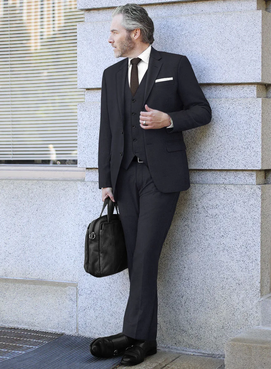 Hardy Minnis Caravel Dark Blue Wool Suit