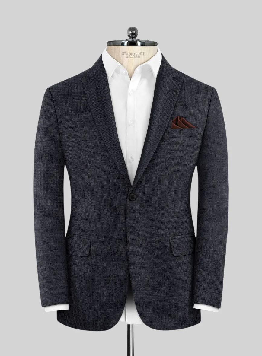 Hardy Minnis Caravel Dark Blue Wool Suit