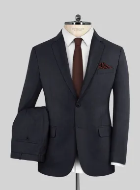 Hardy Minnis Caravel Dark Blue Wool Suit