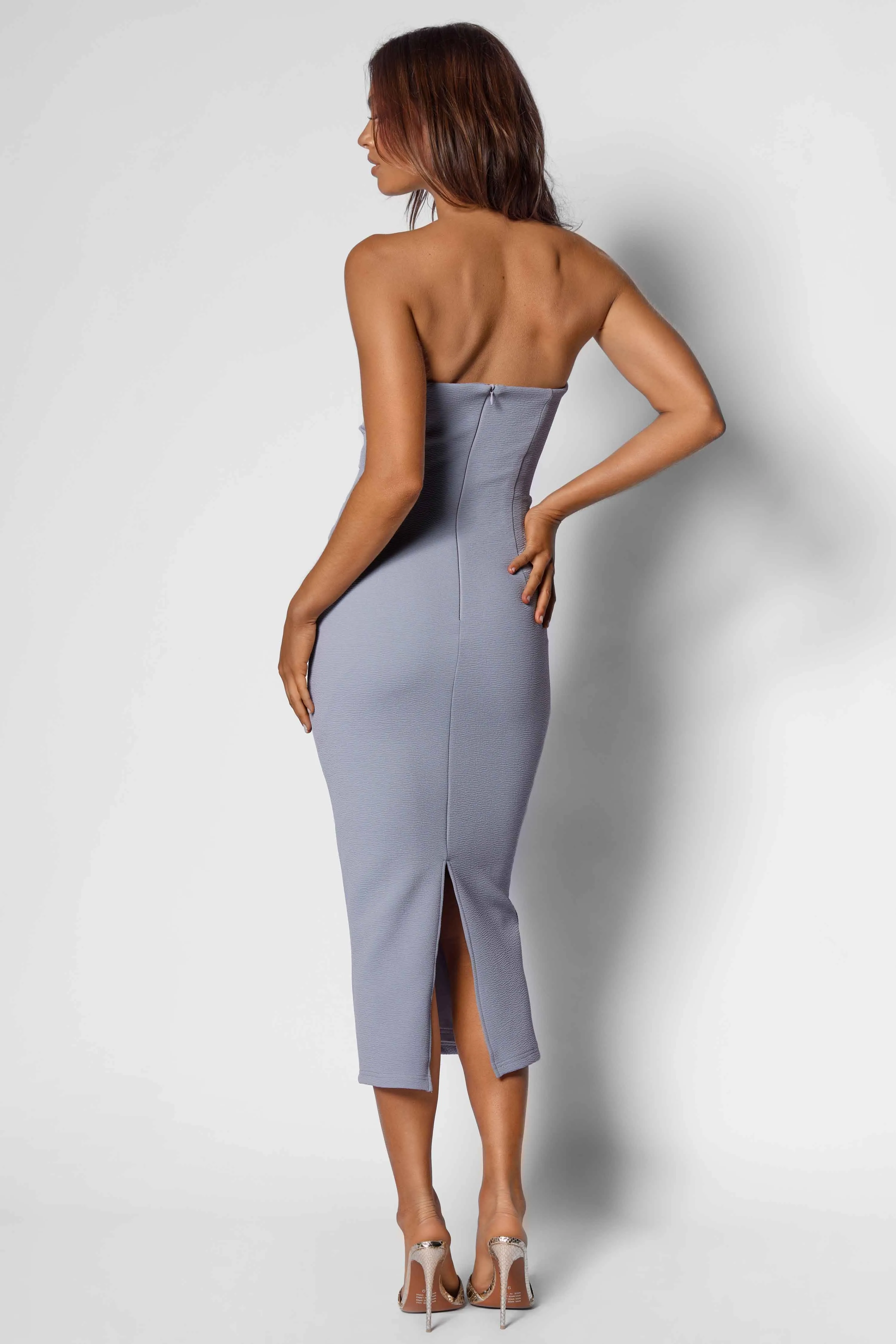 Harper Midi Dress - Smoke