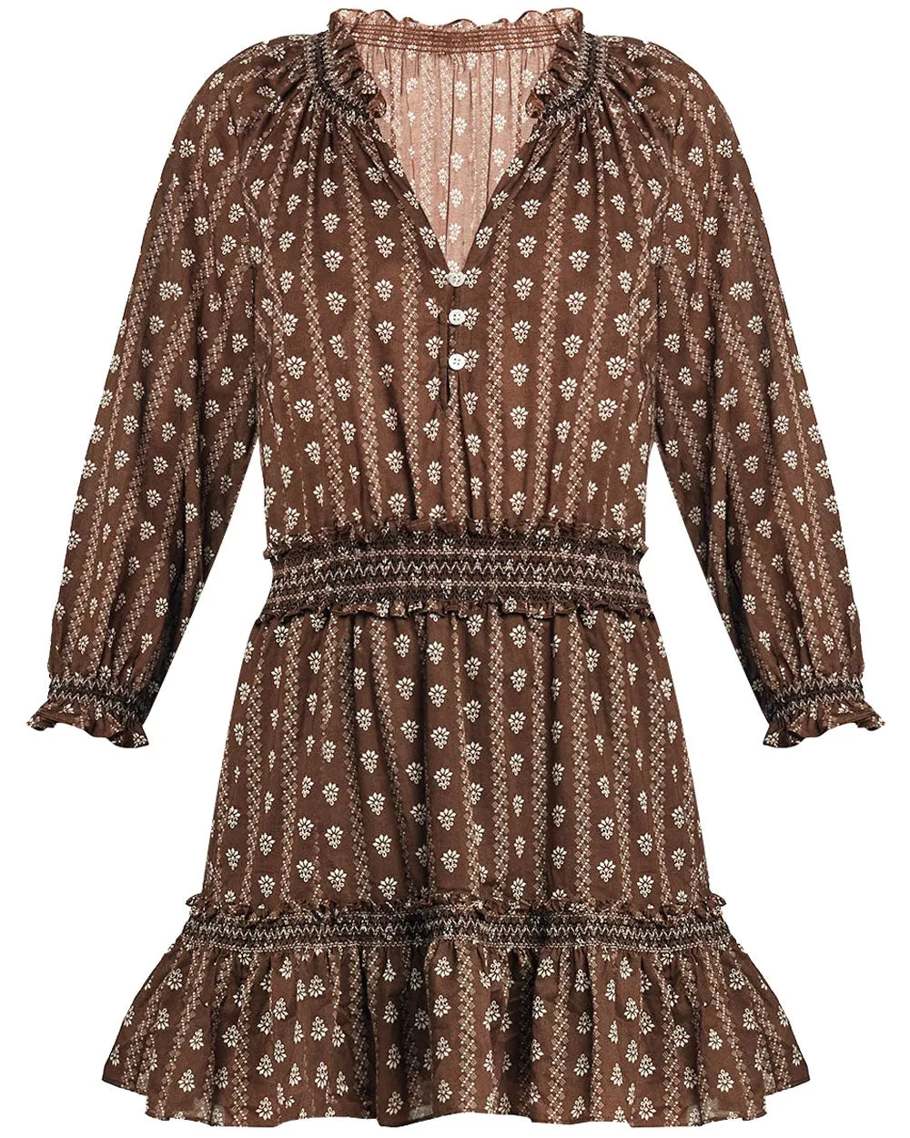 Hazel Print Espie Mini Dress