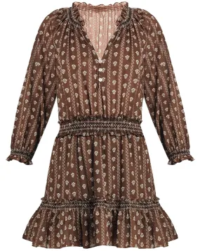 Hazel Print Espie Mini Dress
