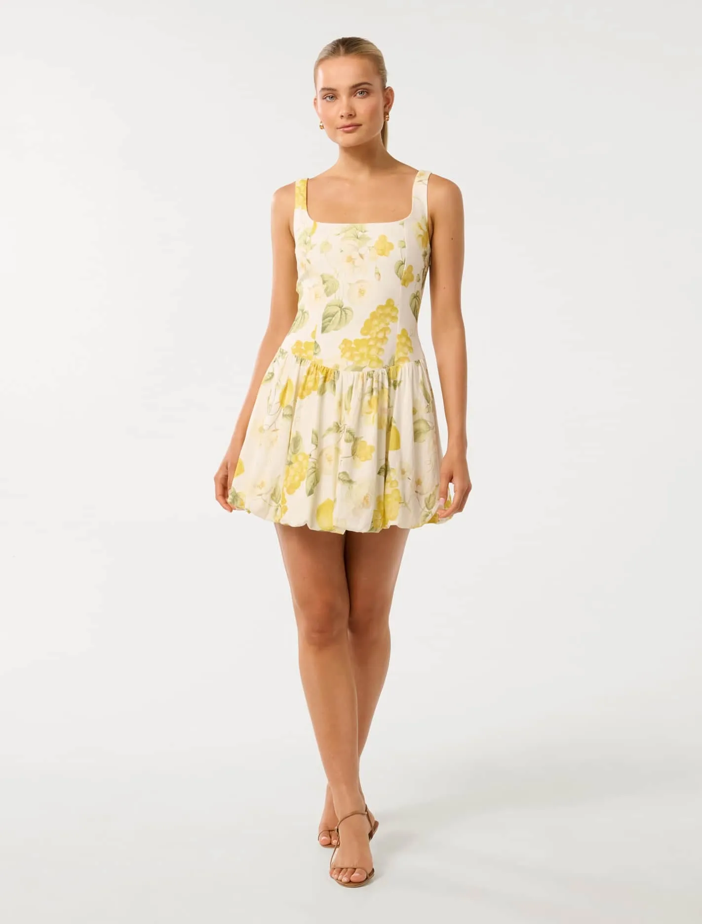 Heidi Bubble Hem Mini Dress