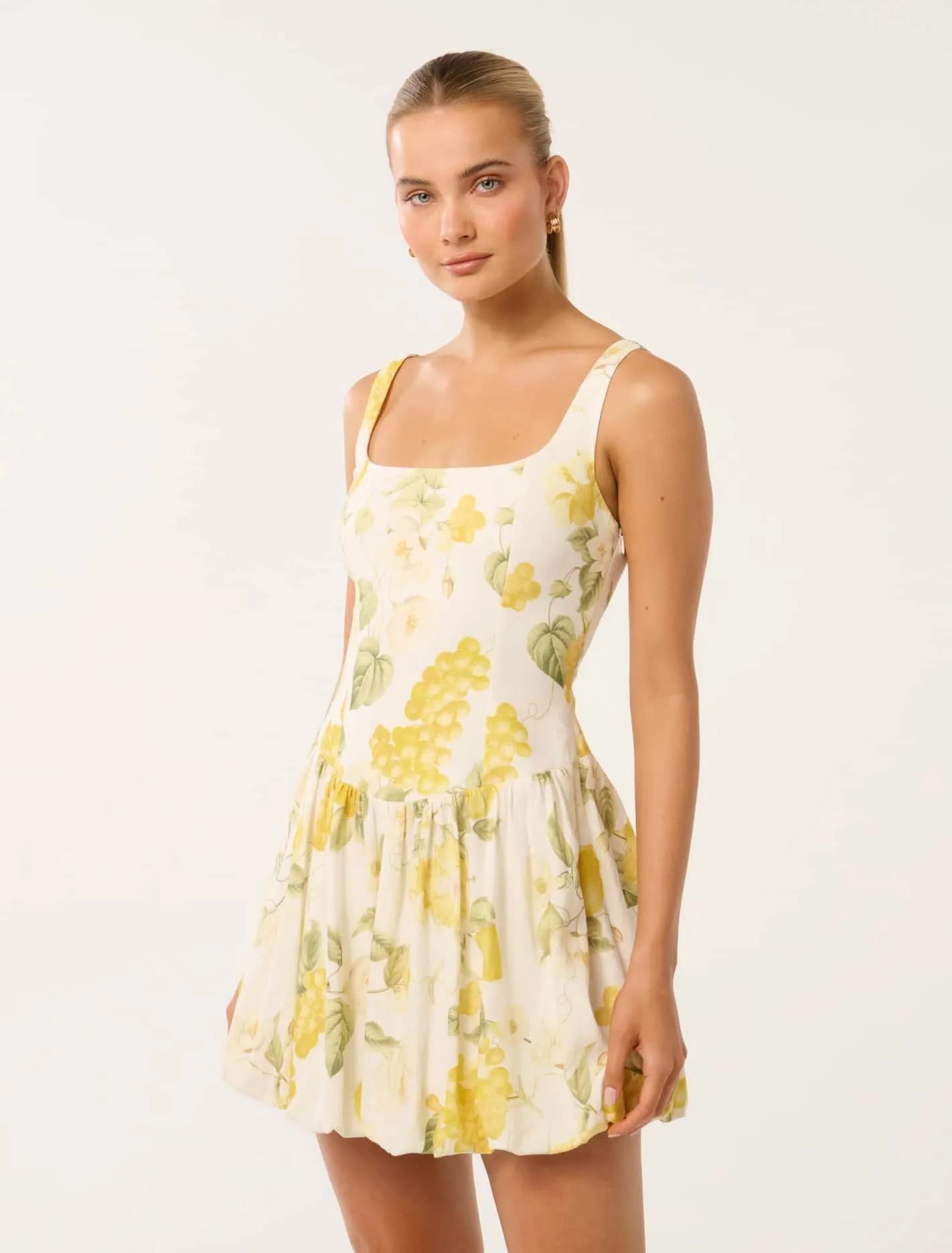 Heidi Bubble Hem Mini Dress