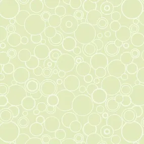 Hooked Fish-Circles Light Mint