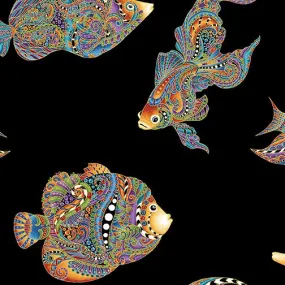 Hooked Fish-Something Fishy Black