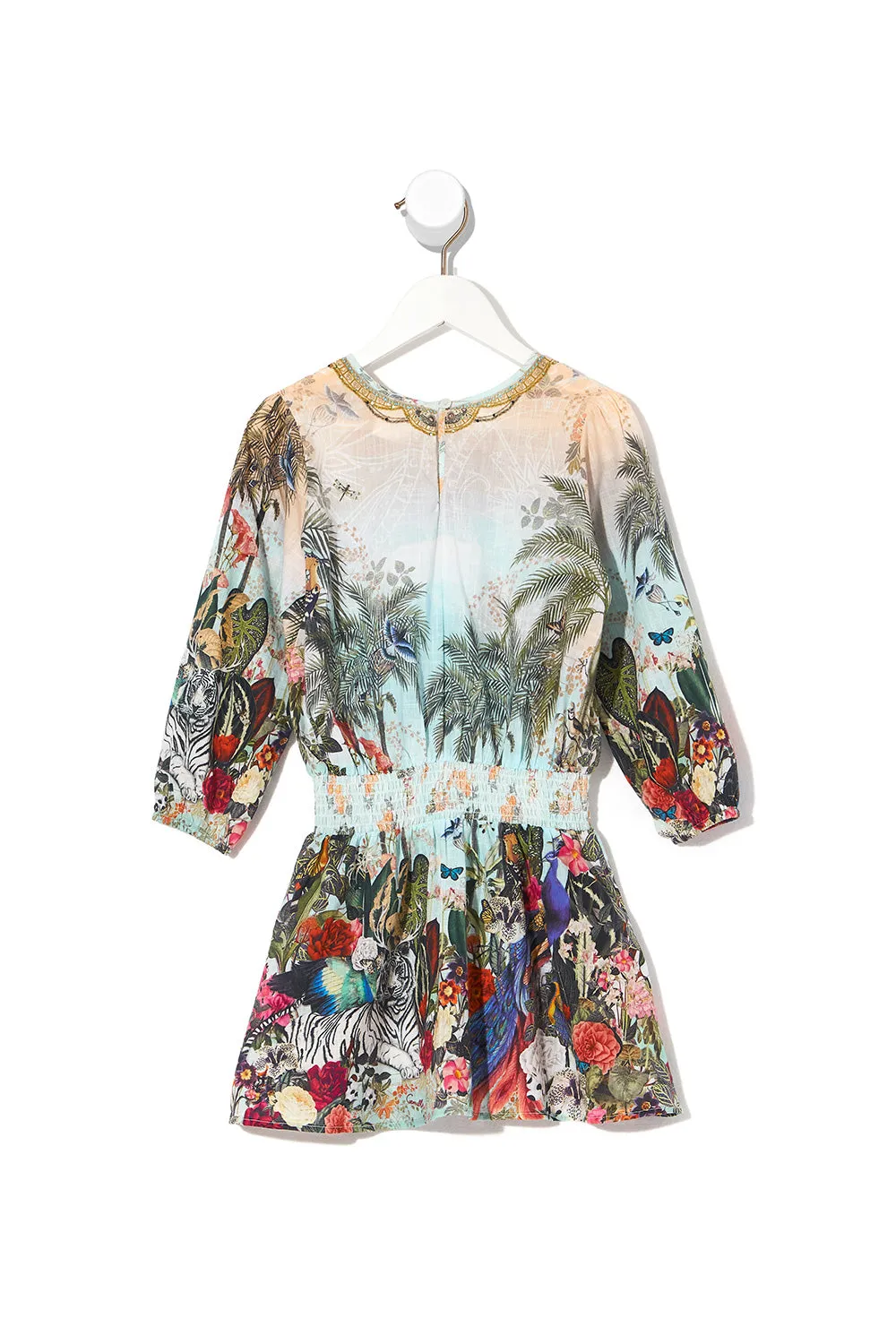 INFANTS RELAXED SHIRRED WAIST DRESS GULLY OF JUPITER