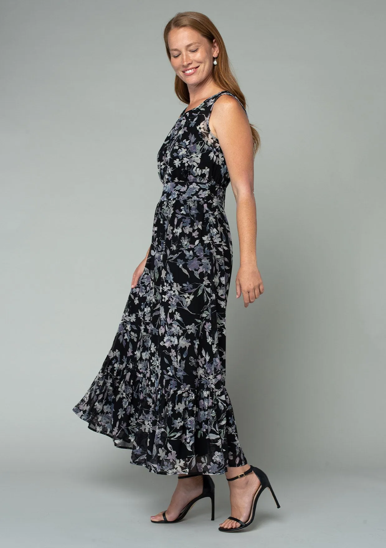 Into You Chiffon Maxi Dress
