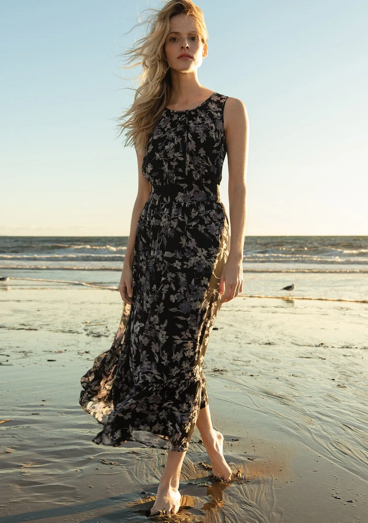 Into You Chiffon Maxi Dress