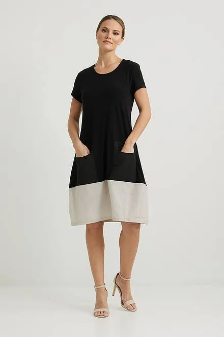 JOSEPH RIBKOFF 222154 Color Block Dress