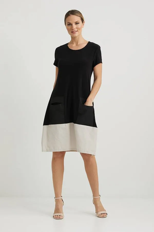 JOSEPH RIBKOFF 222154 Color Block Dress