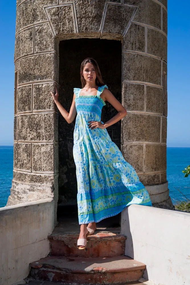 Julieta Dress. Lime