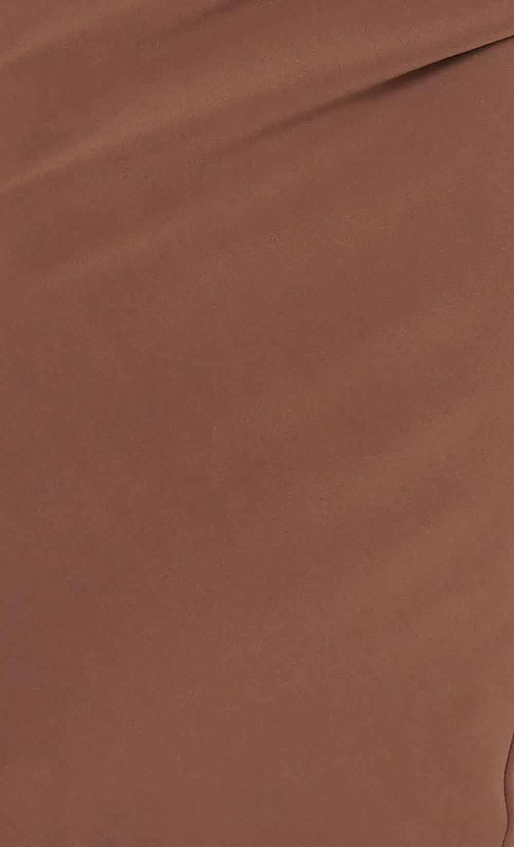 KARINA TUCK MIDI DRESS - CHOCOLATE