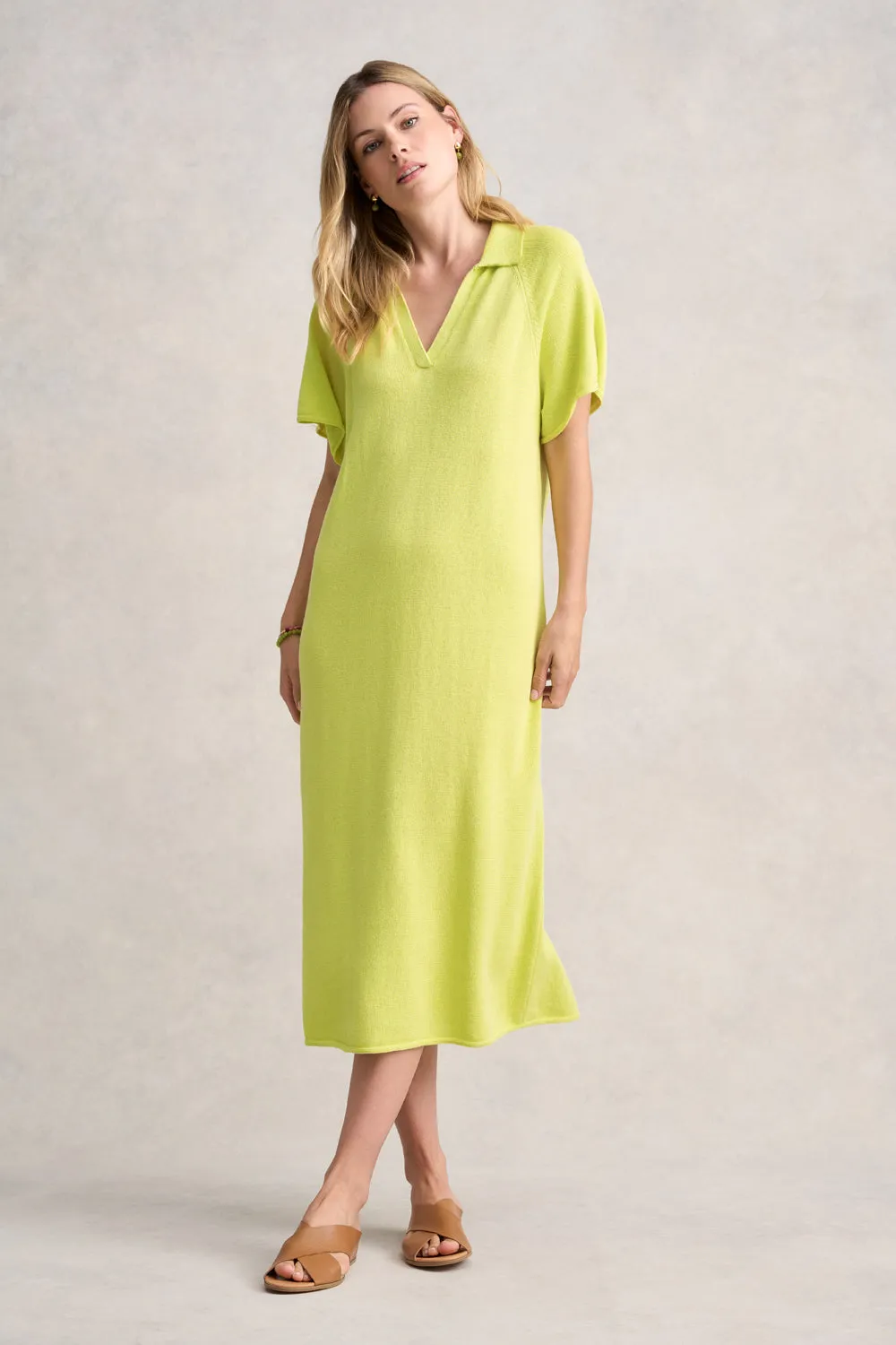 Linen Cotton Knit Dress