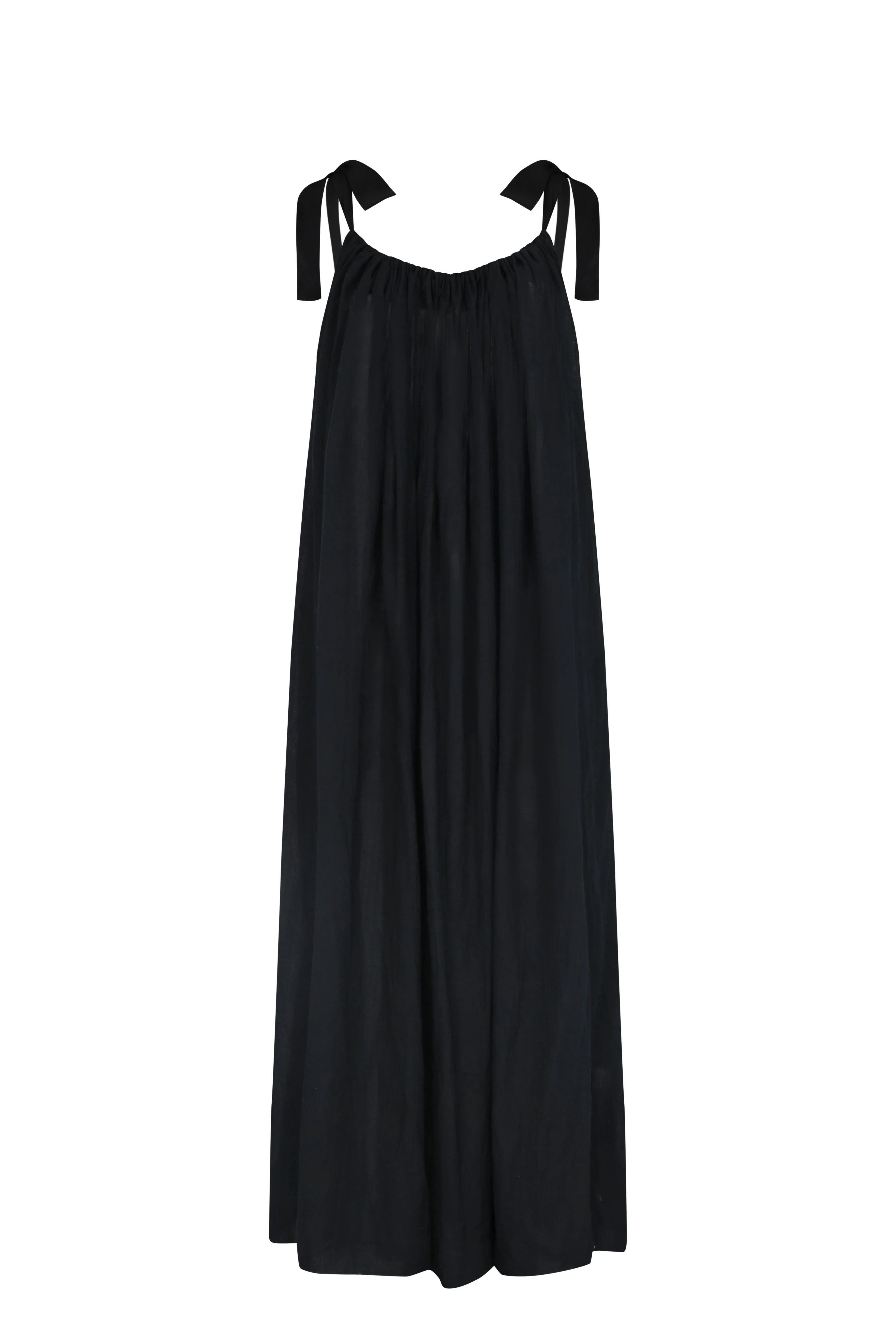 Low Back Satin Strap Maxi