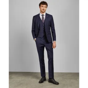 Men Mps-Omaghw-Rc9M-Debonair Stripe Waistcoat - Navy