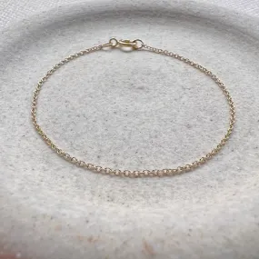 Minimalist Cable Chain Bracelet