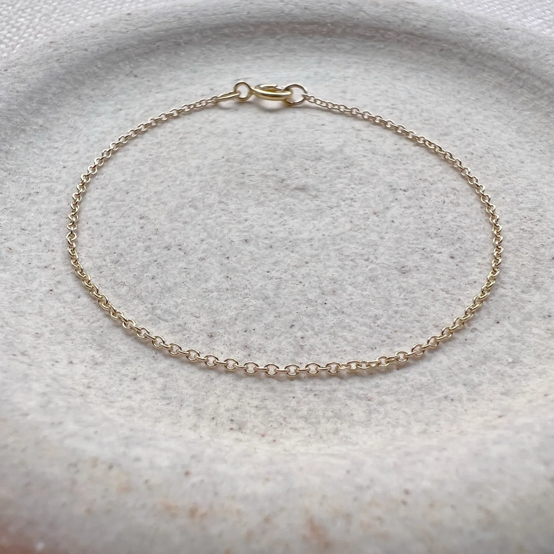 Minimalist Cable Chain Bracelet