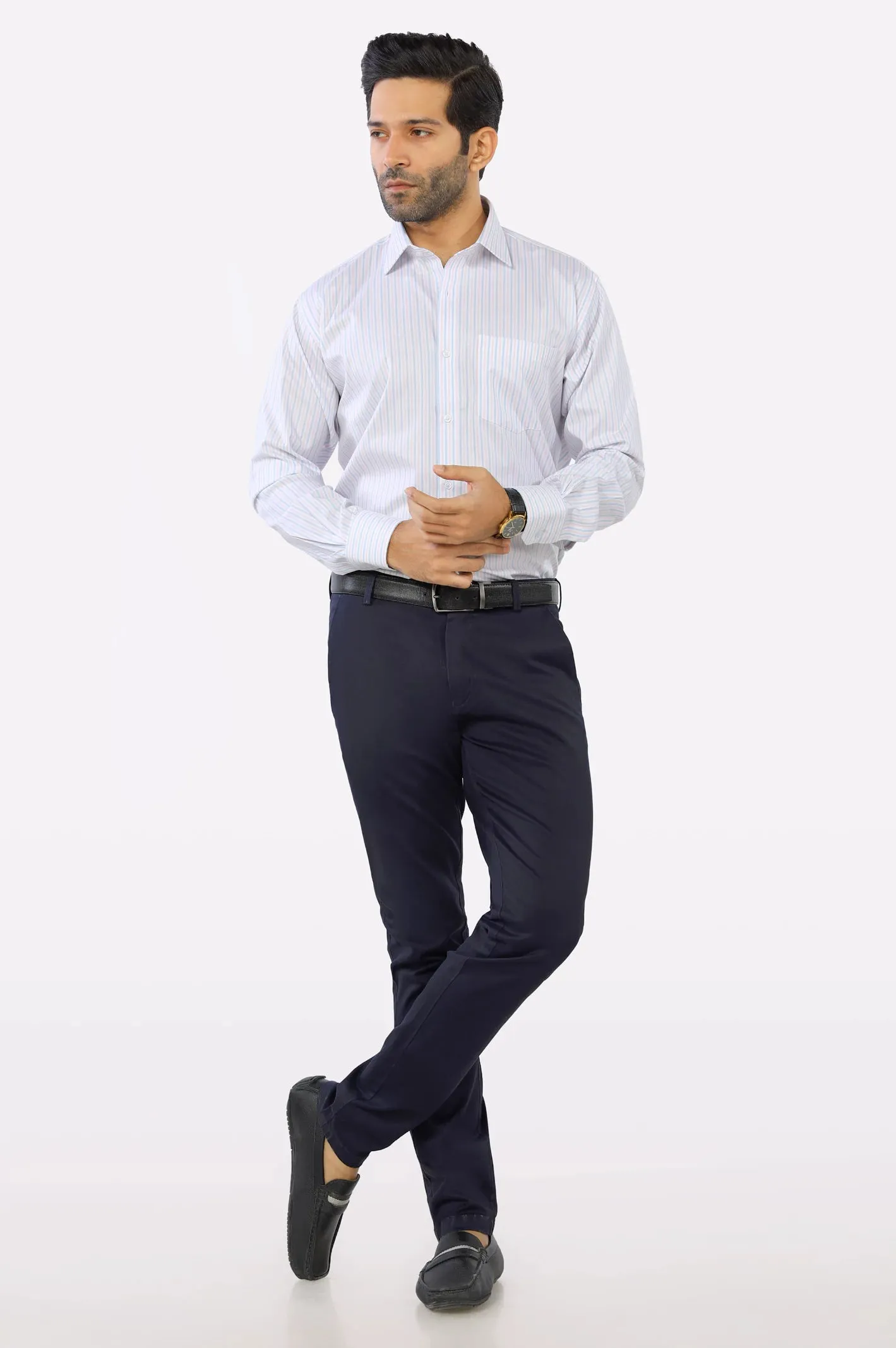 Multi Pencil Stripe Formal Shirt