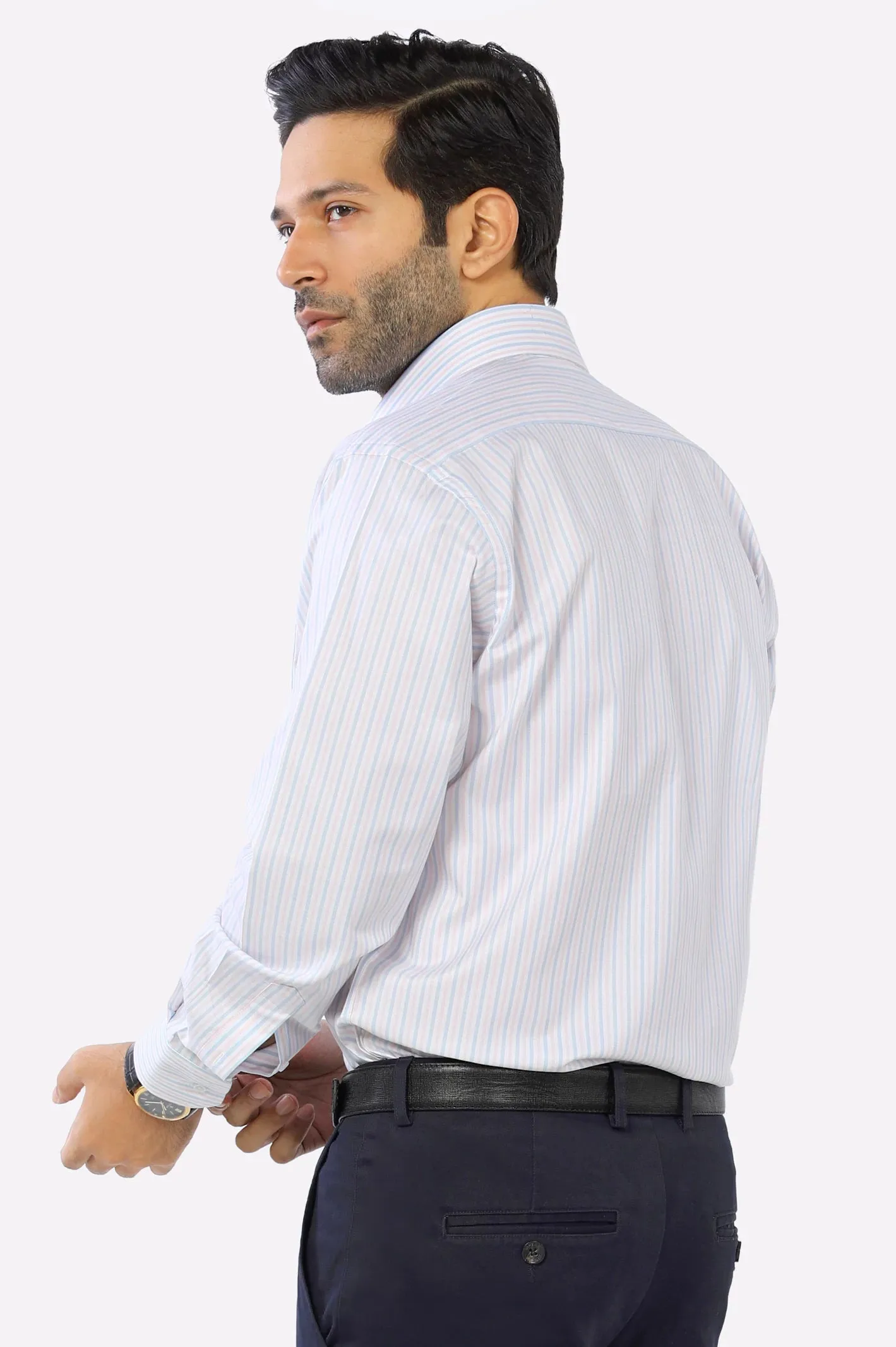 Multi Pencil Stripe Formal Shirt