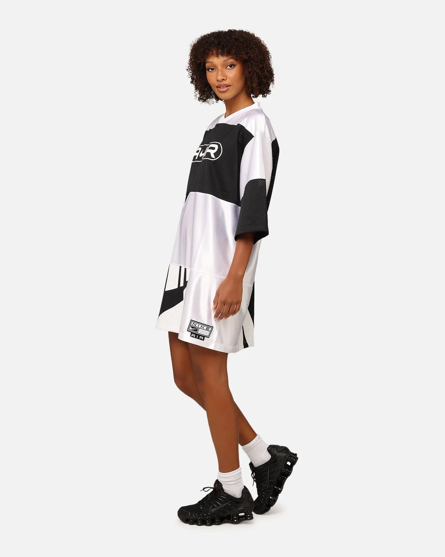 Nike Women's Sportswear Air Jersey Dress White/Black/White