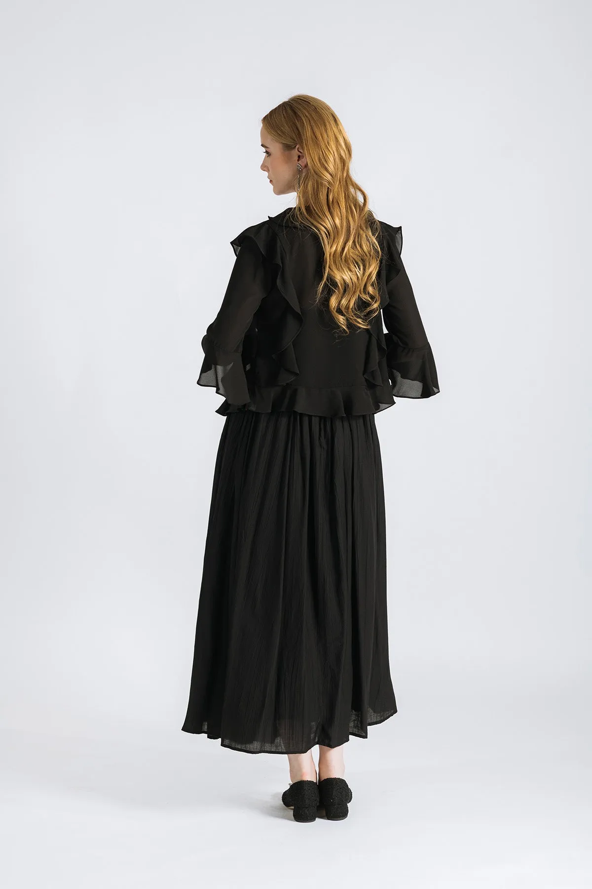 Ophelliath Camisole Ribbon Tie Maxi Dress