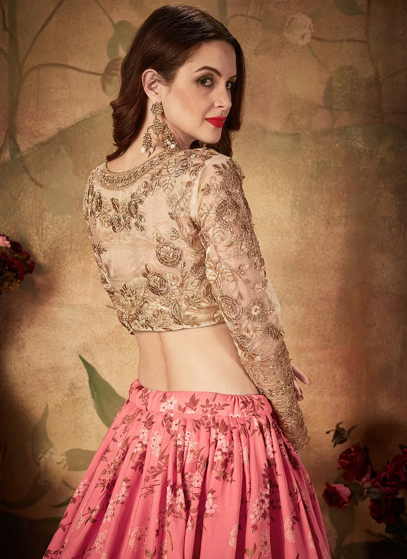 Pink Designer Lehenga Choli