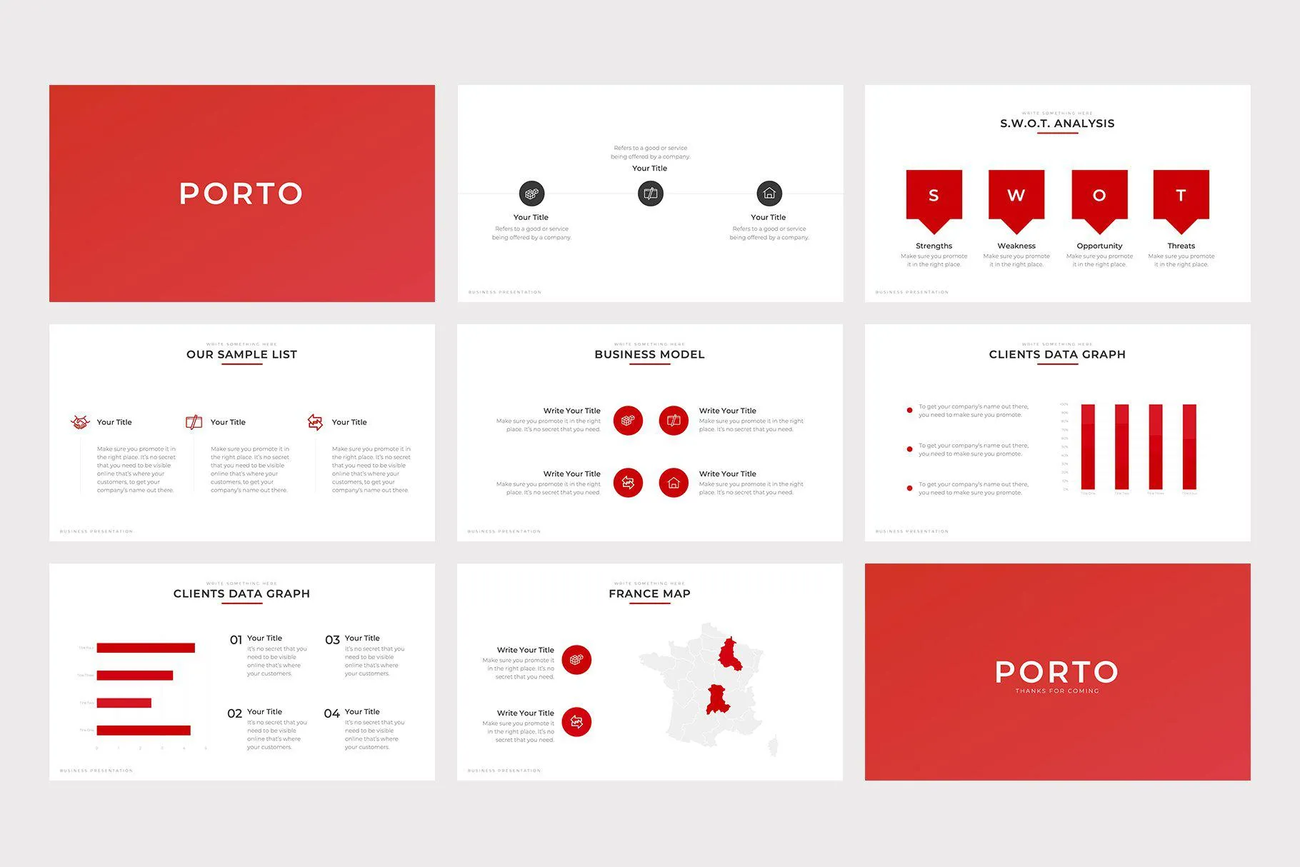 Porto Business Google Slides