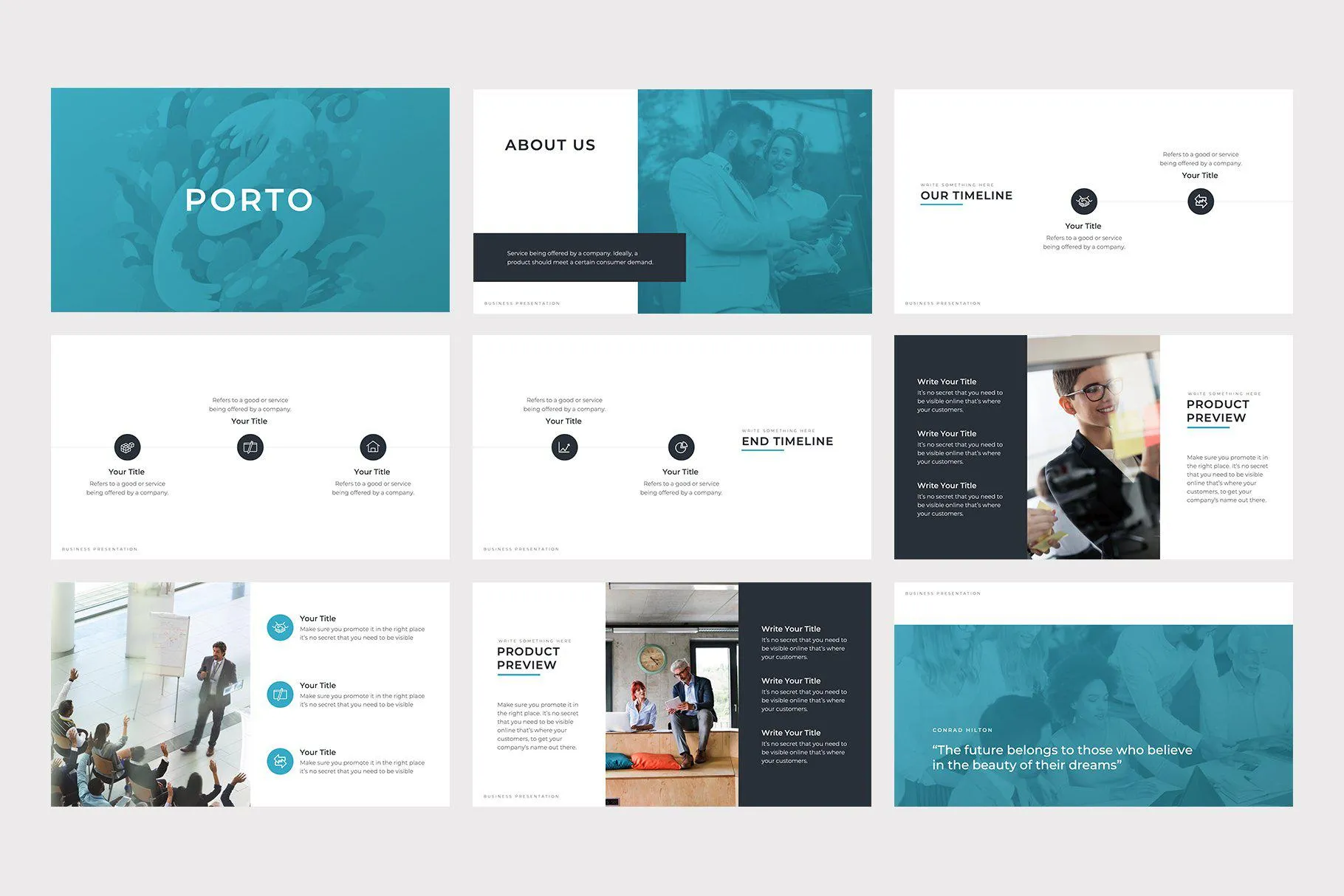 Porto Business Google Slides