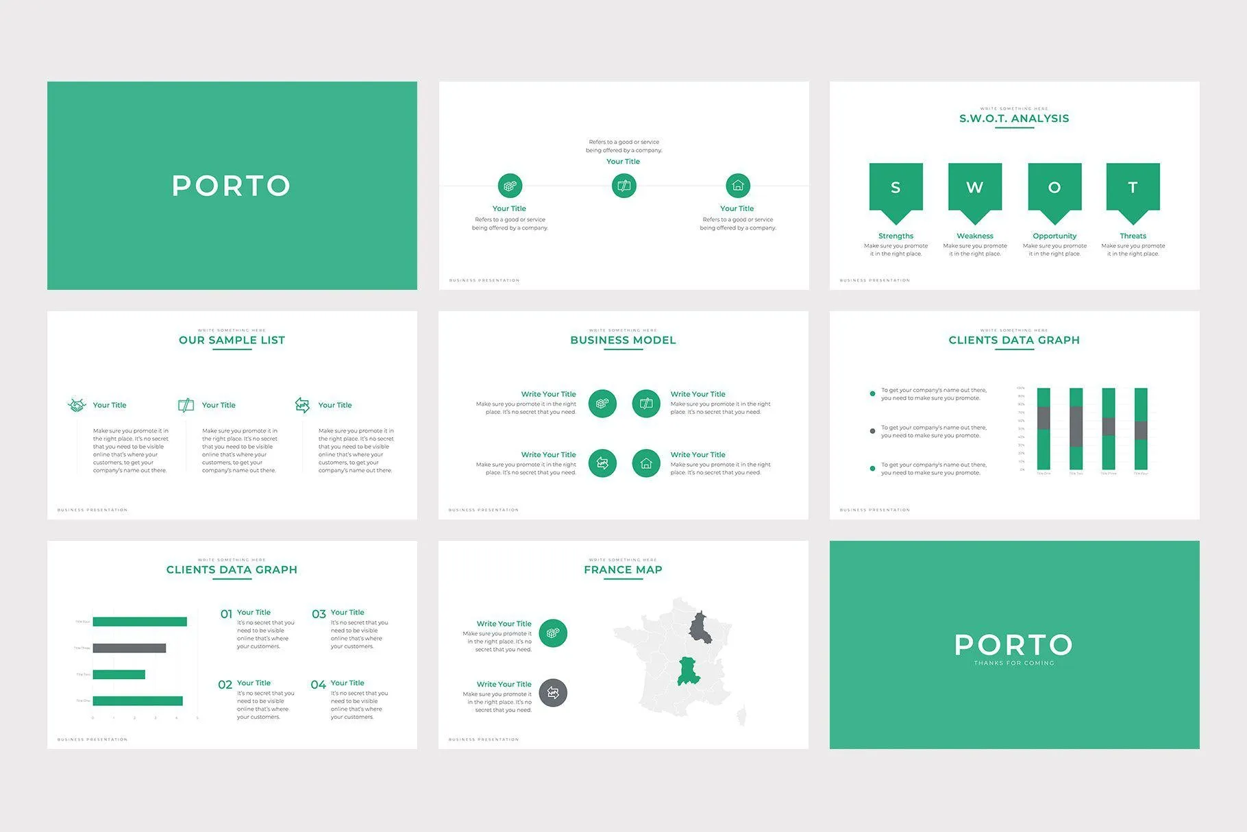 Porto Business Google Slides