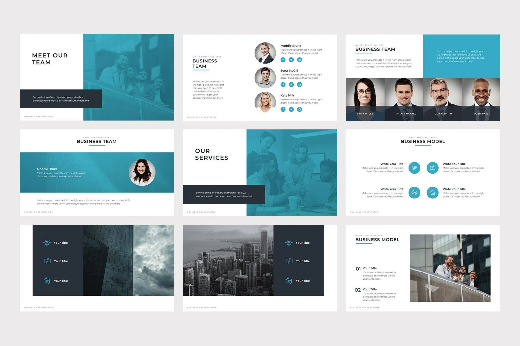 Porto Business Google Slides