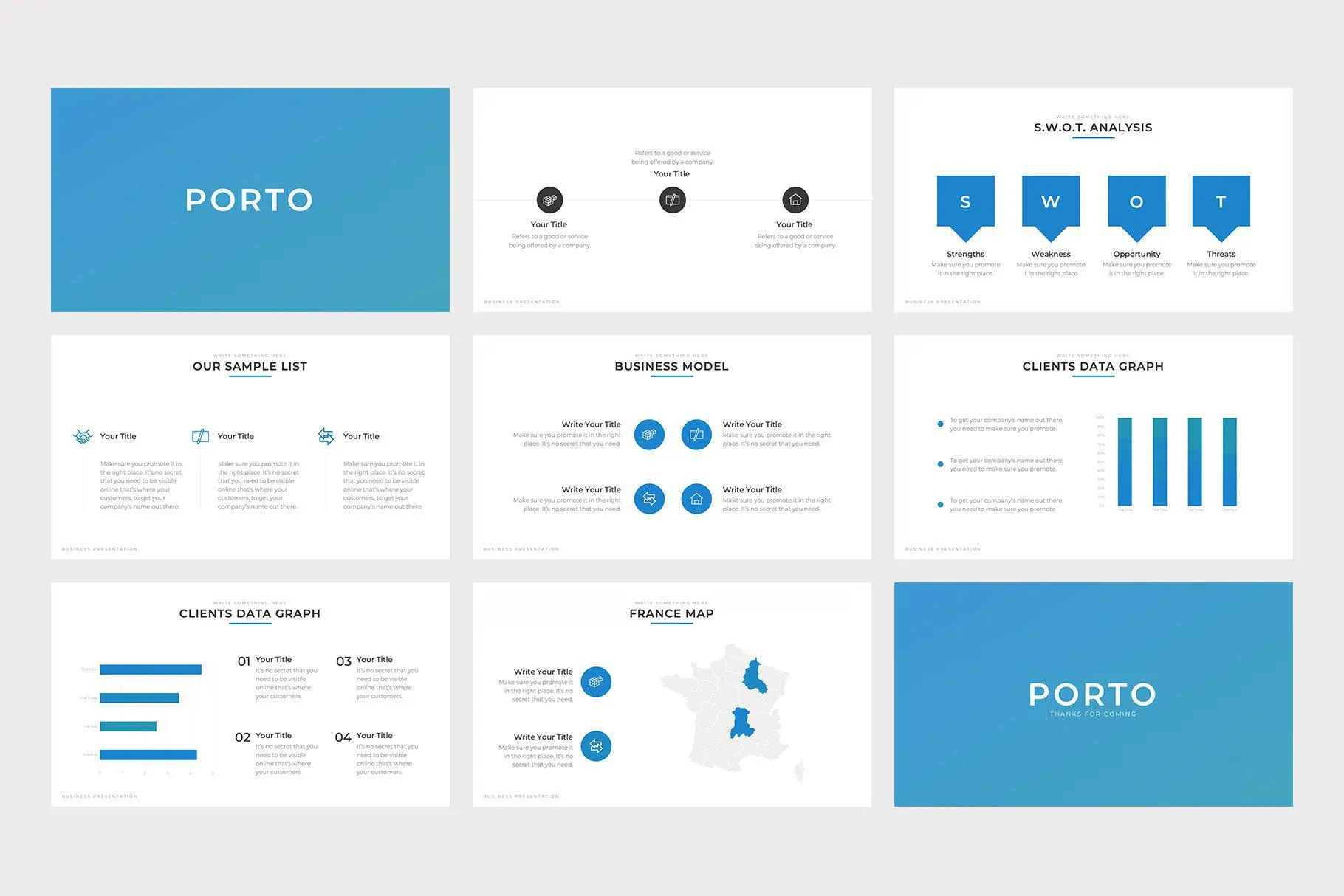 Porto Business Google Slides