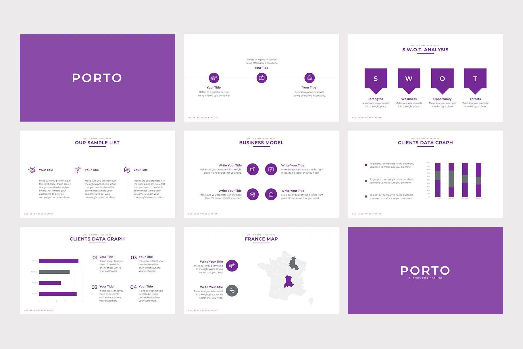 Porto Business Google Slides