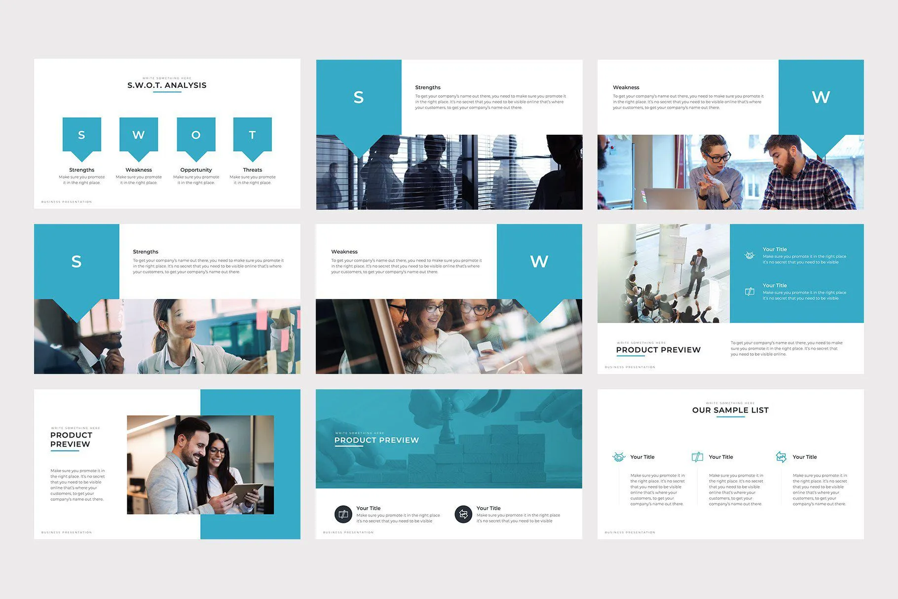 Porto Business Google Slides